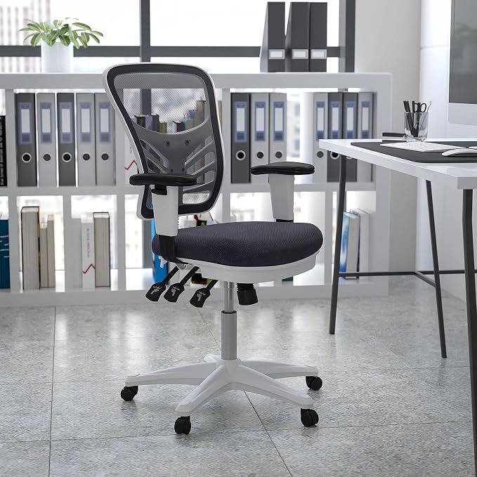 Flash Furniture Nicholas Mid-Back Swivel Office and Gaming Chair, Ergonomic - Image 2