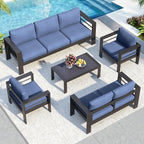 Solaste Aluminum Patio Furniture Set - Image 9