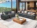 SUNSHINE VALLEY Sofa and Loveseat Set, Oversized Chenille Modular Love seat and by SUNSHINEVALLEY