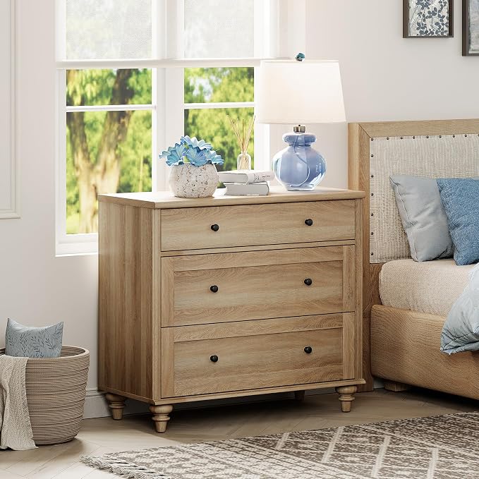WAMPAT Farmhouse Nightstand - Image 2