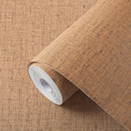 Brown Grasscloth Wallpaper Peel and Stick Contact Paper Textured Removable by Akywall