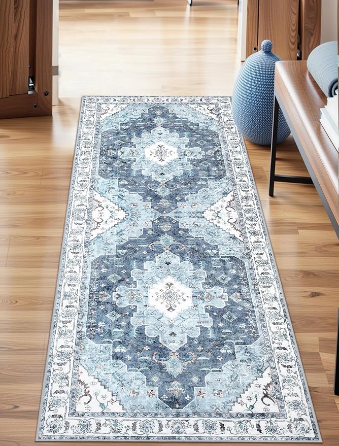 SERISSA 2x5 Washable Non Slip Boho Runner Rug - Image 8