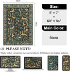 DUKINO 5x7 Area Rugs, Washable Animal Rug - Image 2