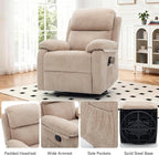 Korser Recliner Chair, 360 Swivel Rocker Chair - Image 7
