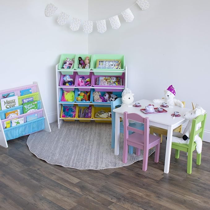 Humble Crew Kids Table and Chair Set, Toddler Activity Table - Image 3