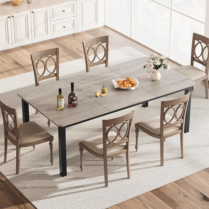GarveeHome Industrial Dining Table - Image 3