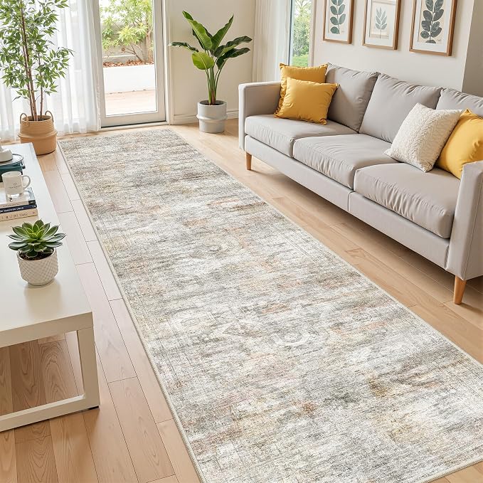 2x10 Runner Rug Non Slip, Washable Hallway Runner Rug, Laundry Room, Soft - Image 4