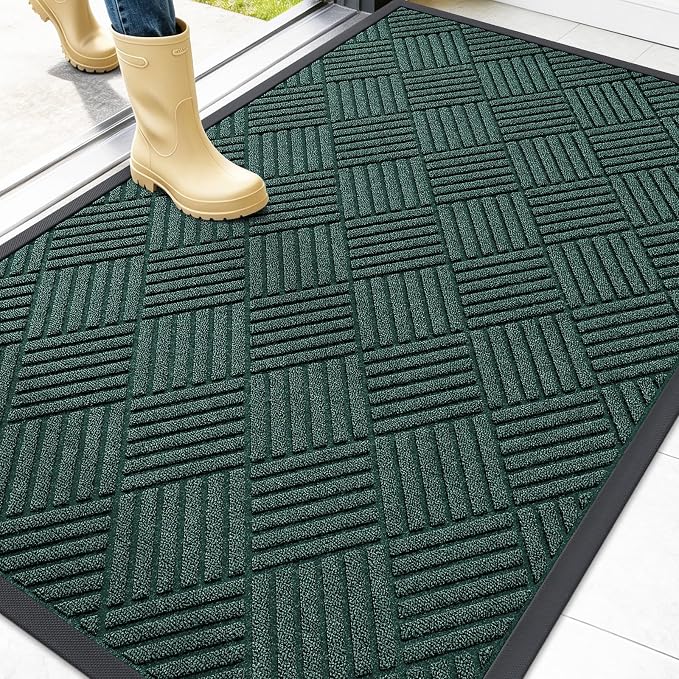 OLANLY Front Door Mat Outside Entrance 47x32, Waterproof Heavy-Duty Doormat | by OLANLY
