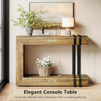 Einhomn 42.5" Console Table Behind Couch, 2-Tier Narrow Entryway Table - Image 5