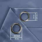 Blackout Curtains for Bedroom, 38 x 54 Inch, 2 Panels | Thermal Insulated & - Image 9