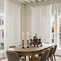 Natural Pinch Pleated Linen 90 Inch Curtains 100 Inch Width | Light Filtering by Twodrapes