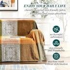 Boho Throw Blanket, Bohemian Tassels Throw Blankets - Image 3