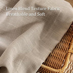 MYSKY HOME Taupe Curtains 96 Inches Long - Image 5