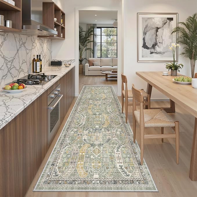 Madane Kitchen Runner 2'6''x8' Soft Rug Runners - Image 2