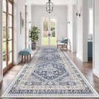4x12 Runner Rug Non Slip, Washable Hallway Runner Rug, Nursery Room, Soft - Image 3