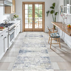 2'6 x 8' Runner Rug Non Slip, Washable Kitchen Rugs, Nursery Room, Soft Runner by Restydon