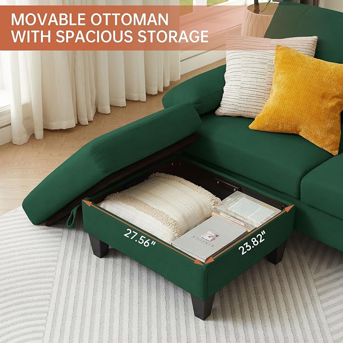 5 Seat Sectional Sofa Set for Living Room Set - Image 6