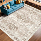 Washable Farmhouse Living Room Rug, 10x14 Area Rugs - Image 9