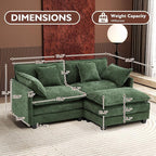 Ihanherry 77" L Shaped Modern Sofa Modular Sectional Cloud Couch - Image 2