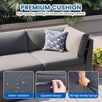 Patio Furniture Sets, 7-Piece Outdoor Patio Furniture - Image 5