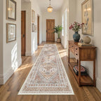 Runner Rug 2x10, Vintage Washable Rugs - Image 5