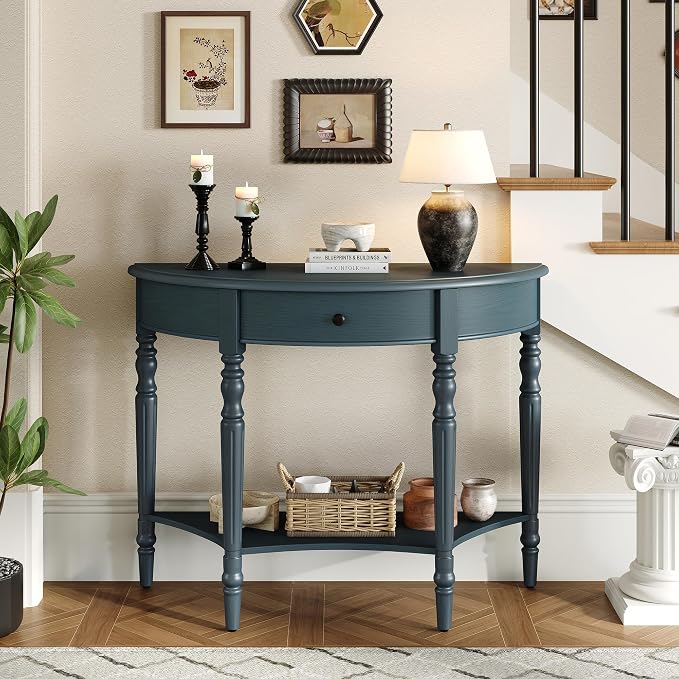 LUMISOL Half Moon Console Table by LUMISOL
