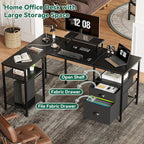 Furologee L Shaped Gaming Desk - Image 4