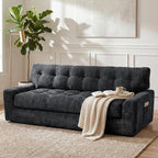 MONVANE 75.6" Convertible 3 Seater Sofa, 2-in-1 Boneless Sleeper Sofa Bed - Image 2
