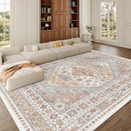 8x10 Area Rugs for Living Room, Large Washable Rug, Dining Room, Low Pile - Image 4