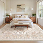 5x7 Area Rugs for Living Room, Large Washable Rug, Dining Room, Low Pile - Image 9