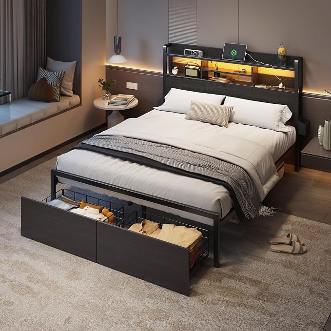 Furnulem Full Size Bed Frame - Image 8