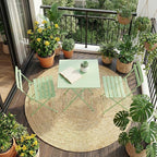 GarveeLife 3 Piece Patio Bistro Set, Folding Patio Bistro Table and Chairs Set - Image 2