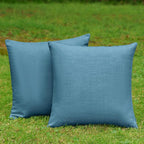 NiNi ALL Pack of 2 Decorative Outdoor Waterproof Pillow Covers Square Garden - Image 4