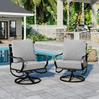 Sophia & William 2 Pieces Patio Furniture Sets Metal Sofa Chairs Patio Cushion - Image 6