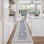 2'6 x 12' Runner Rug Non Slip, Washable Kitchen Rugs, Living Room, Long Rug - Image 9