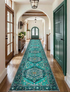 SERISSA 2'6"x18' Washable Non Slip Boho Runner Rug - Image 2