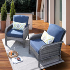 ovios 2-Piece Patio Furniture Set, Outdoor Wicker Sofa - Image 9