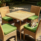 Sqodok Patio Cushion Cover 24x24 inch, Outdoor Seat Cushion Slip Cover - Image 9