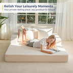 MAXYOYO Loveseat Sofa Bed, 4 in 1 Convertible Boneless Couch Folding Recliner - Image 3