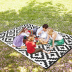 SAND MINE Waterproof Outdoor Rug 5x8 ft, Plastic Reversible Rug, Modern Area Rug - Image 5