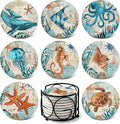Teivio Absorbing Stone Sea Ocean Life Coasters by Teivio