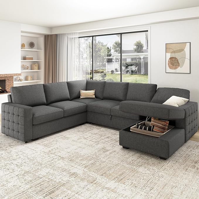 HONBAY Sectional Sleeper Sofa - Image 3