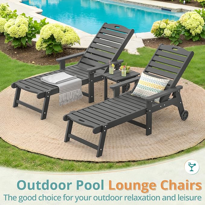 LUE BONA Outdoor Lounge Chair Set - Image 2