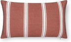 Crumbs Home Modern Farmhouse California Casual Indoor Outdoor Lumbar Pillow - Image 6