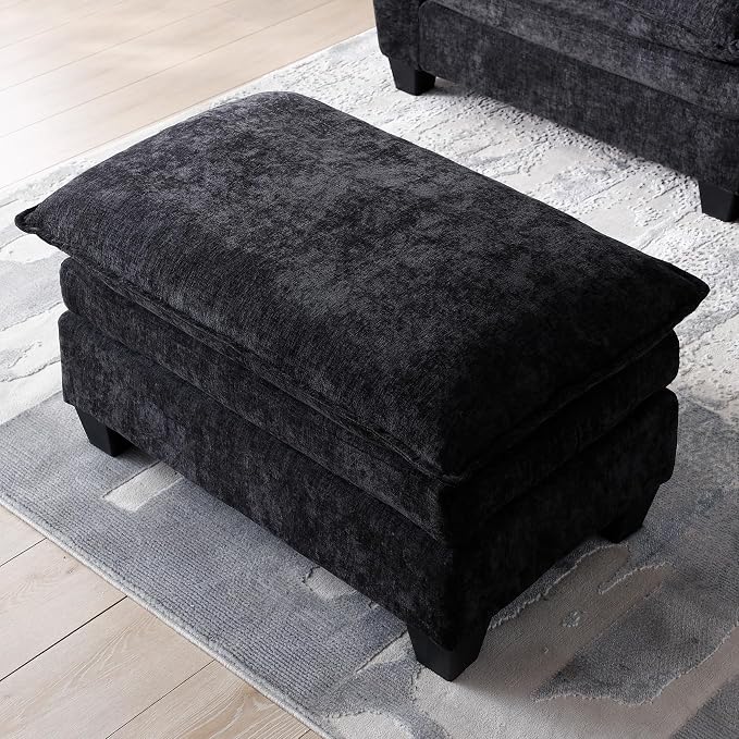 mestyl 36.6 in Modular Sectional Sofa Couch Comfy Ottoman by MESTYL