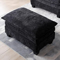 mestyl 36.6 in Modular Sectional Sofa Couch Comfy Ottoman by MESTYL