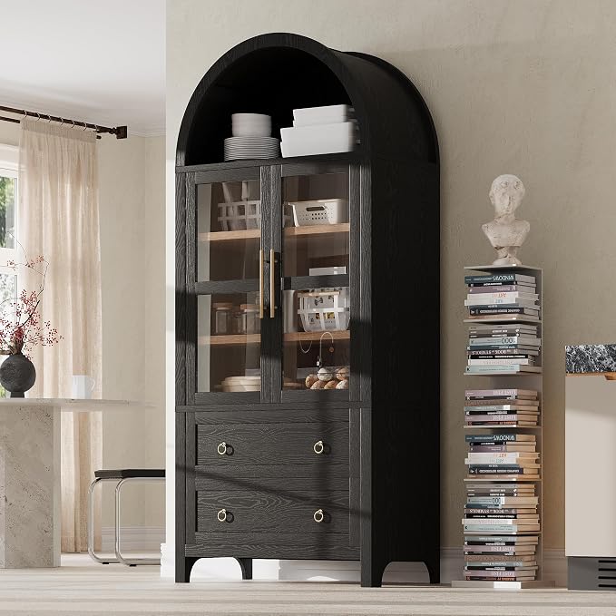 VilroCaz 71" Tall Arched Kitchen Pantry by VilroCaz