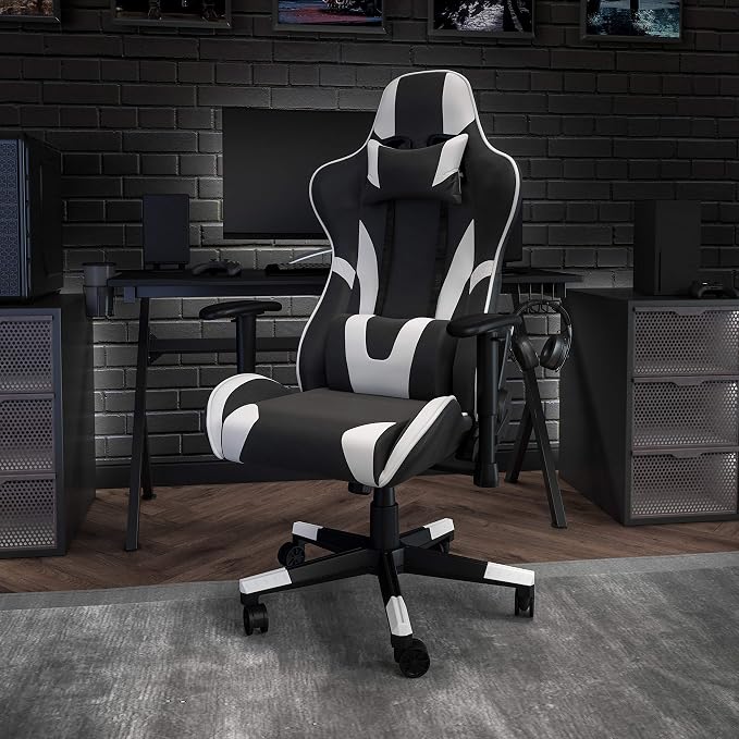 Flash Furniture X20 Fully Reclining LeatherSoft Racing Style Gaming Chair - Image 2