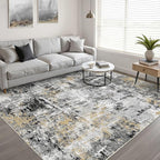 LOONGRUG 10x14 Area Rugs Washable Large Neutral Modern Living Room Rug | - Image 5