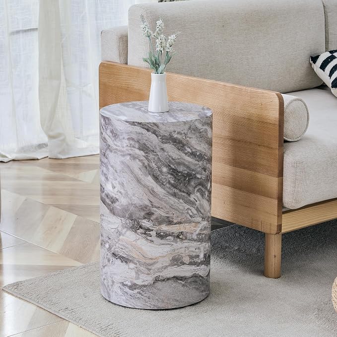 12'' Luxury Cylinder Side Table - Image 6